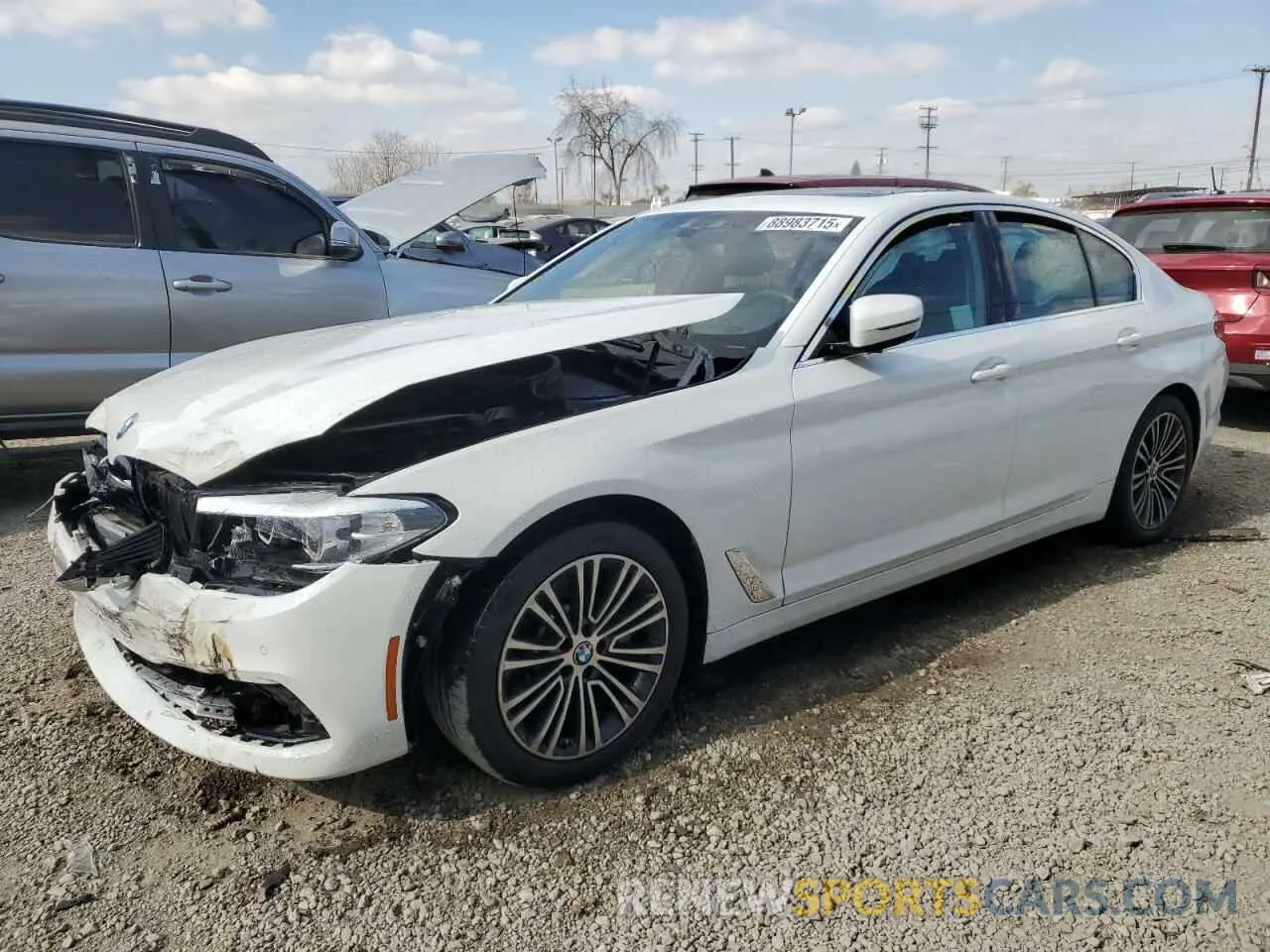 1 Фотография поврежденного автомобиля WBAJR3C08LBP95358 BMW 5 SERIES 2020
