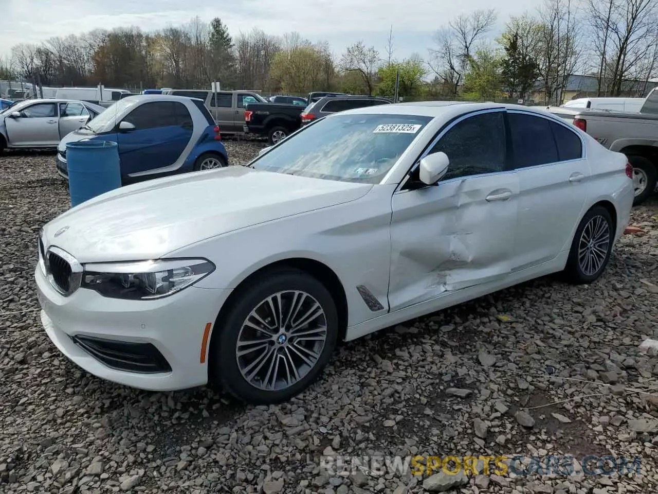 1 Фотография поврежденного автомобиля WBAJR7C03LCE58567 BMW 5 SERIES 2020