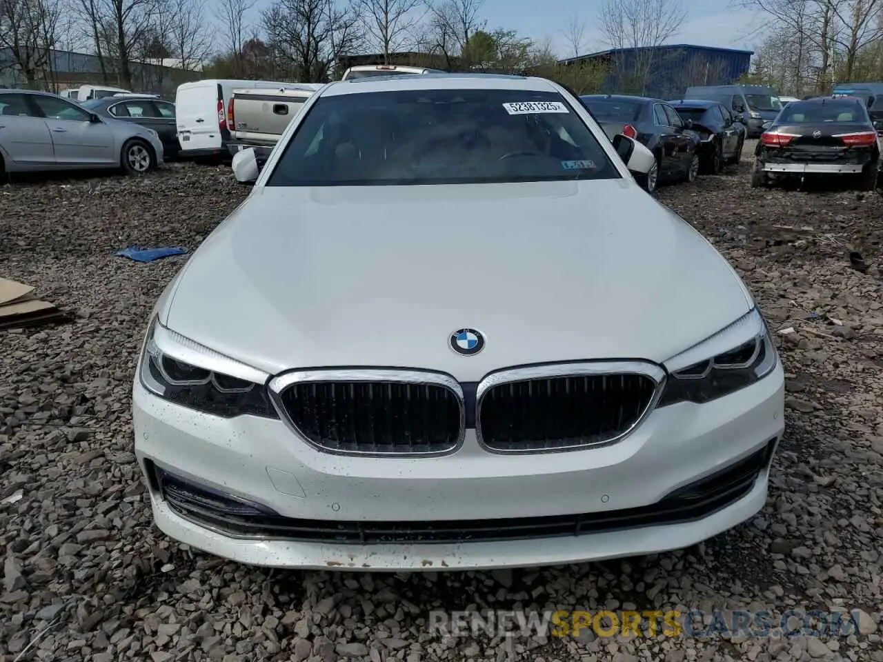5 Фотография поврежденного автомобиля WBAJR7C03LCE58567 BMW 5 SERIES 2020