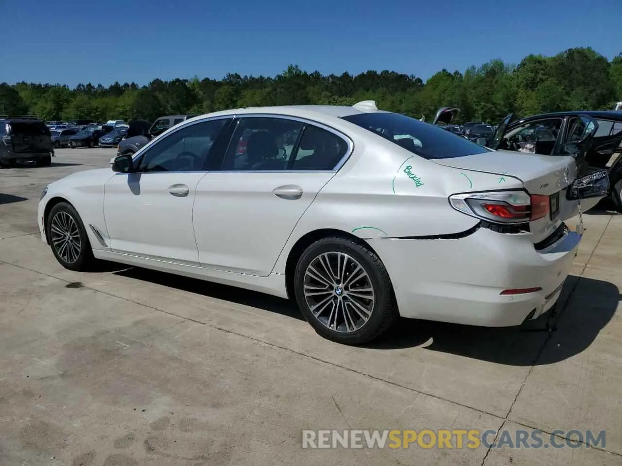 2 Photograph of a damaged car WBAJR7C08LCD67648 BMW 5 SERIES 2020