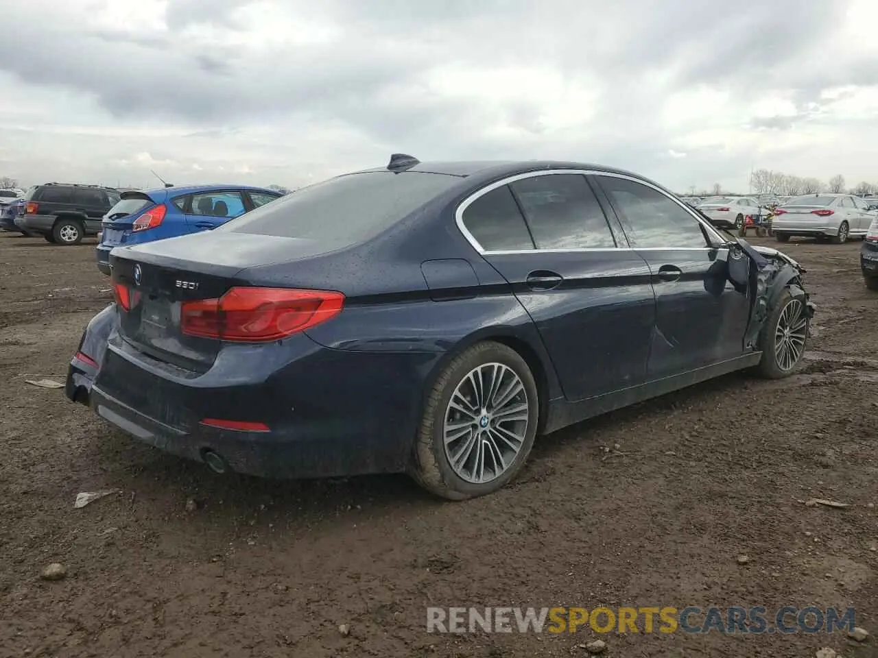 3 Фотография поврежденного автомобиля WBAJR7C0XLCE48697 BMW 5 SERIES 2020