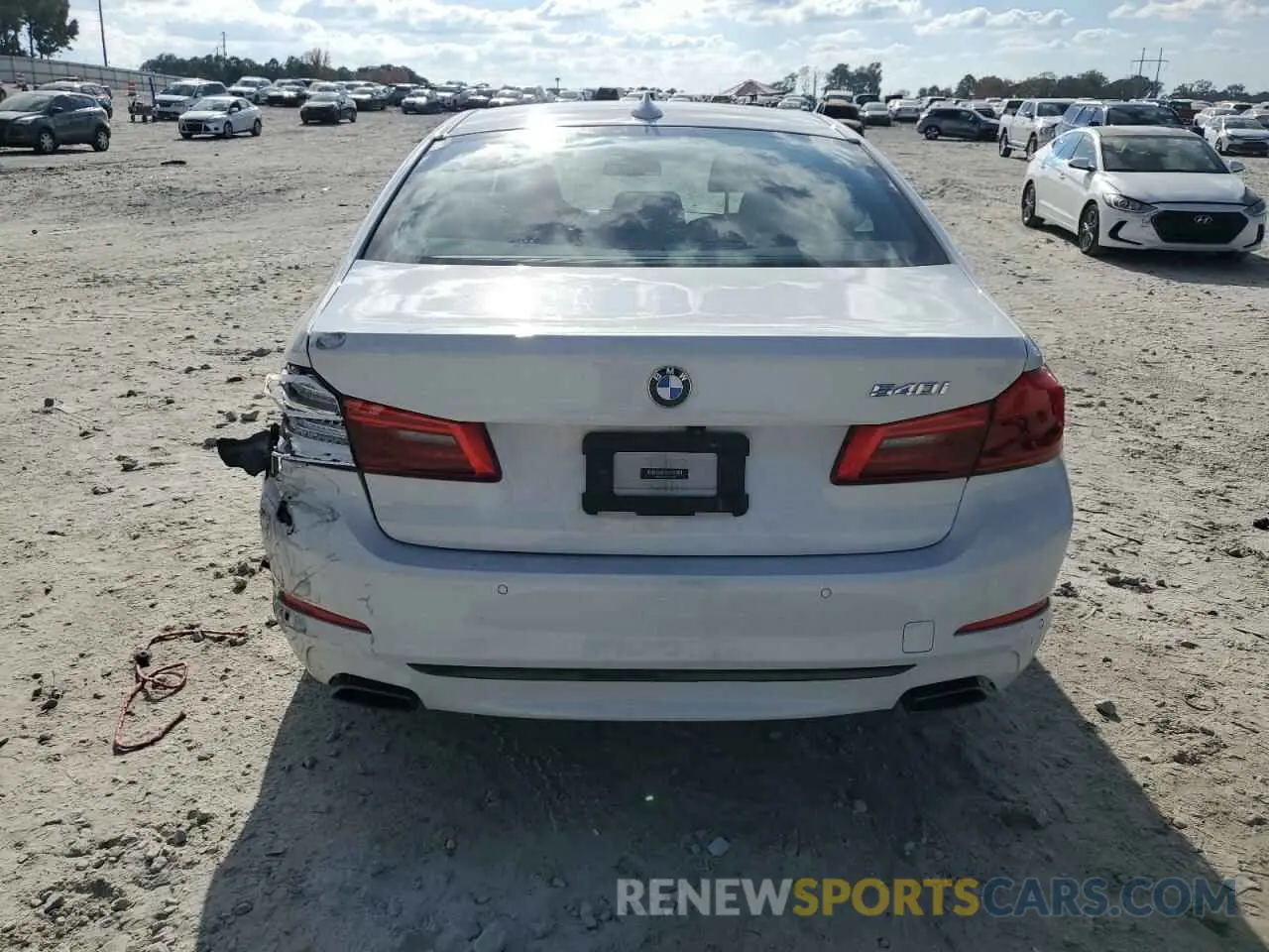 6 Фотография поврежденного автомобиля WBAJS1C00LCD88026 BMW 5 SERIES 2020