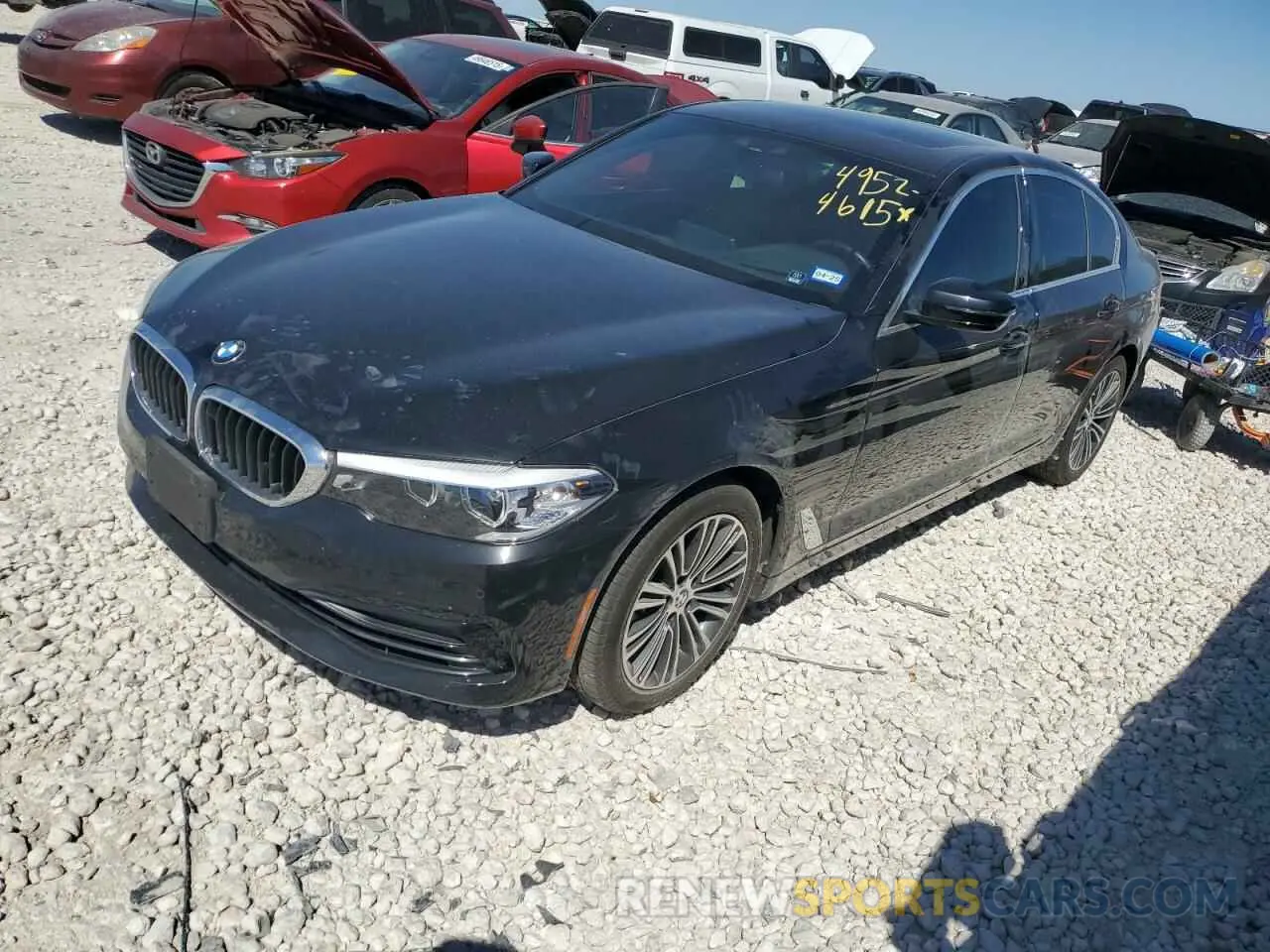 1 Фотография поврежденного автомобиля WBAJS1C06LCE52019 BMW 5 SERIES 2020