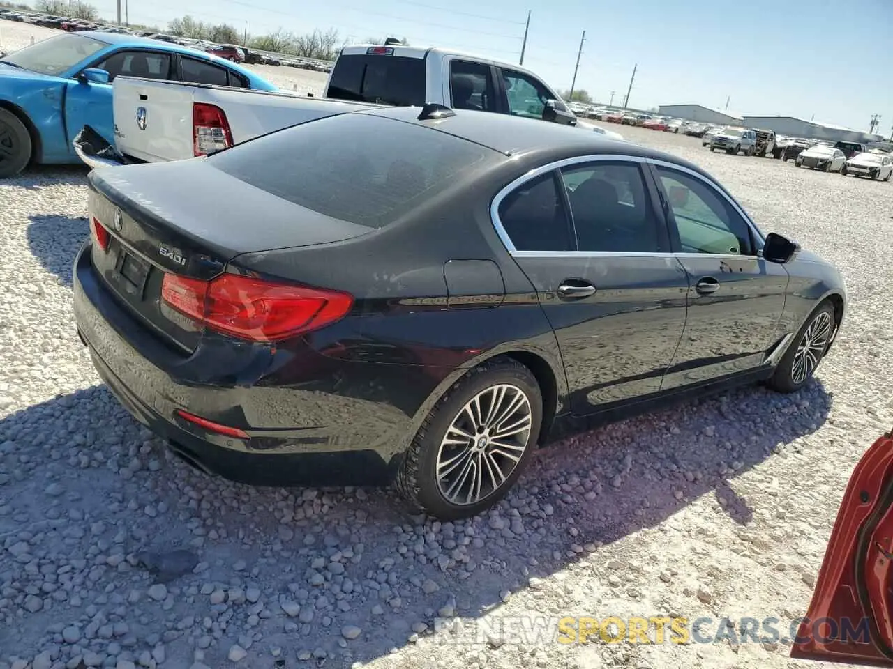 3 Фотография поврежденного автомобиля WBAJS1C06LCE52019 BMW 5 SERIES 2020