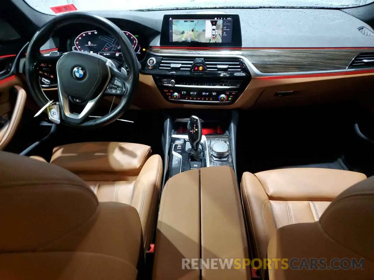 8 Фотография поврежденного автомобиля WBAJS3C07LCE60173 BMW 5 SERIES 2020