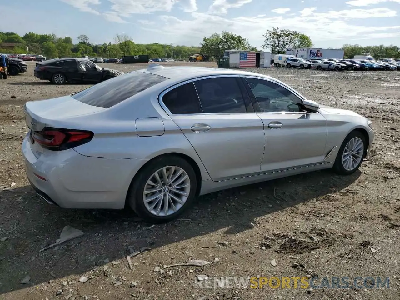 3 Photograph of a damaged car WBA13BJ01MWW99810 BMW 5 SERIES 2021