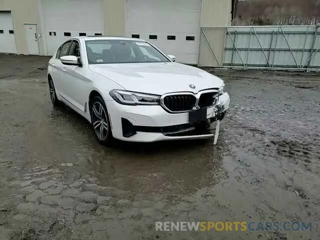 14 Фотография поврежденного автомобиля WBA13BJ02MWX13505 BMW 5 SERIES 2021