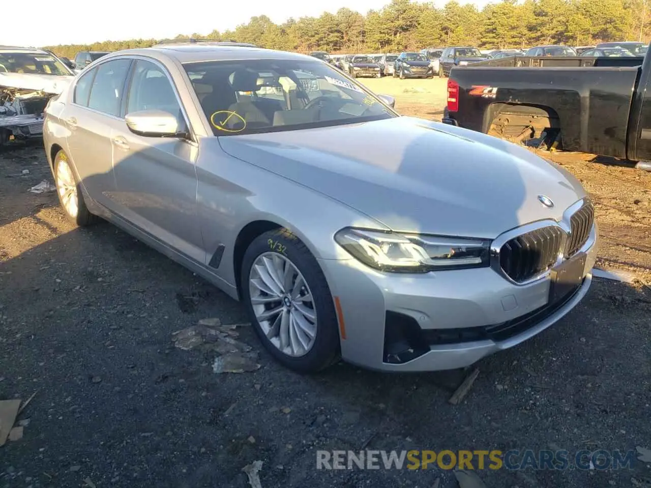 1 Photograph of a damaged car WBA13BJ03MCH16059 BMW 5 SERIES 2021