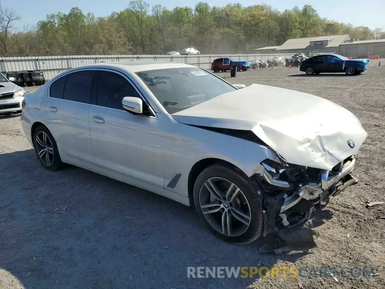 4 Photograph of a damaged car WBA13BJ04MWX11514 BMW 5 SERIES 2021