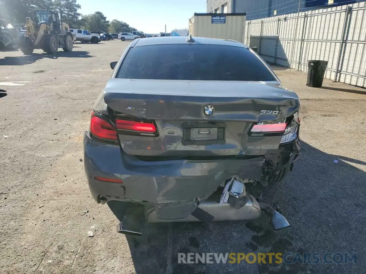 6 Photograph of a damaged car WBA13BJ06MWX03172 BMW 5 SERIES 2021