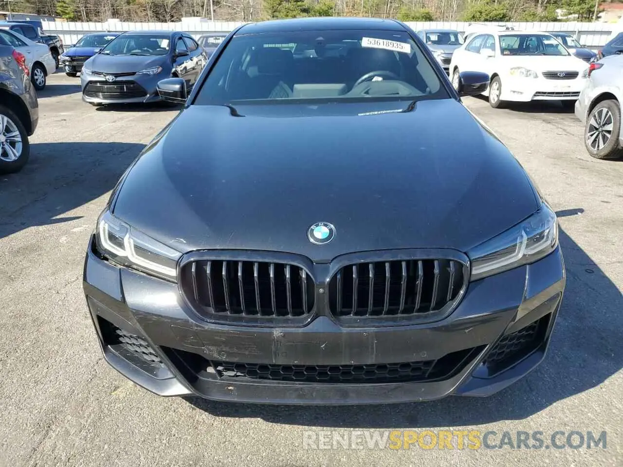 5 Photograph of a damaged car WBA33AG09MCF93586 BMW 5 SERIES 2021