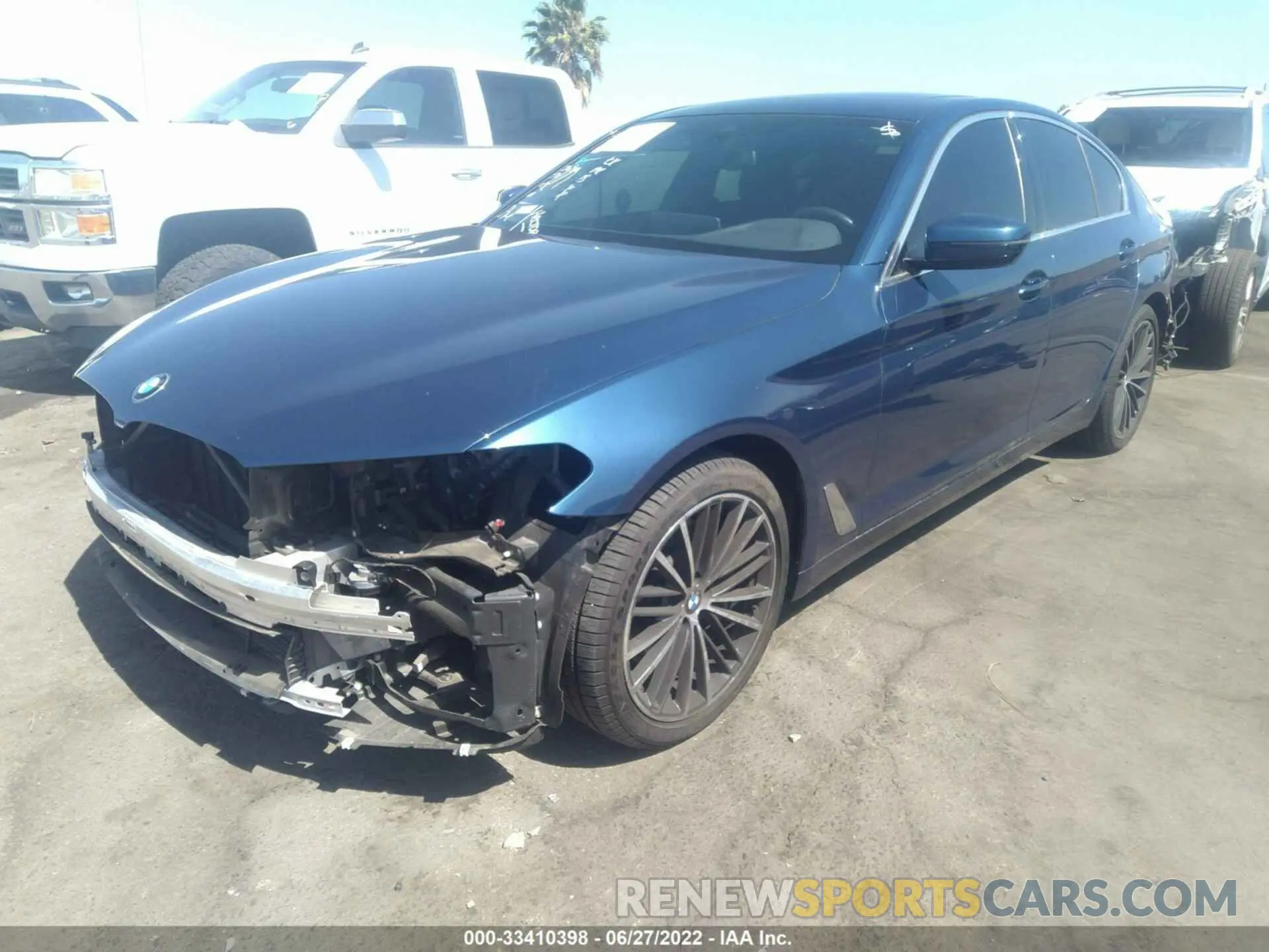 2 Photograph of a damaged car WBA53BH03MCF54859 BMW 5 SERIES 2021