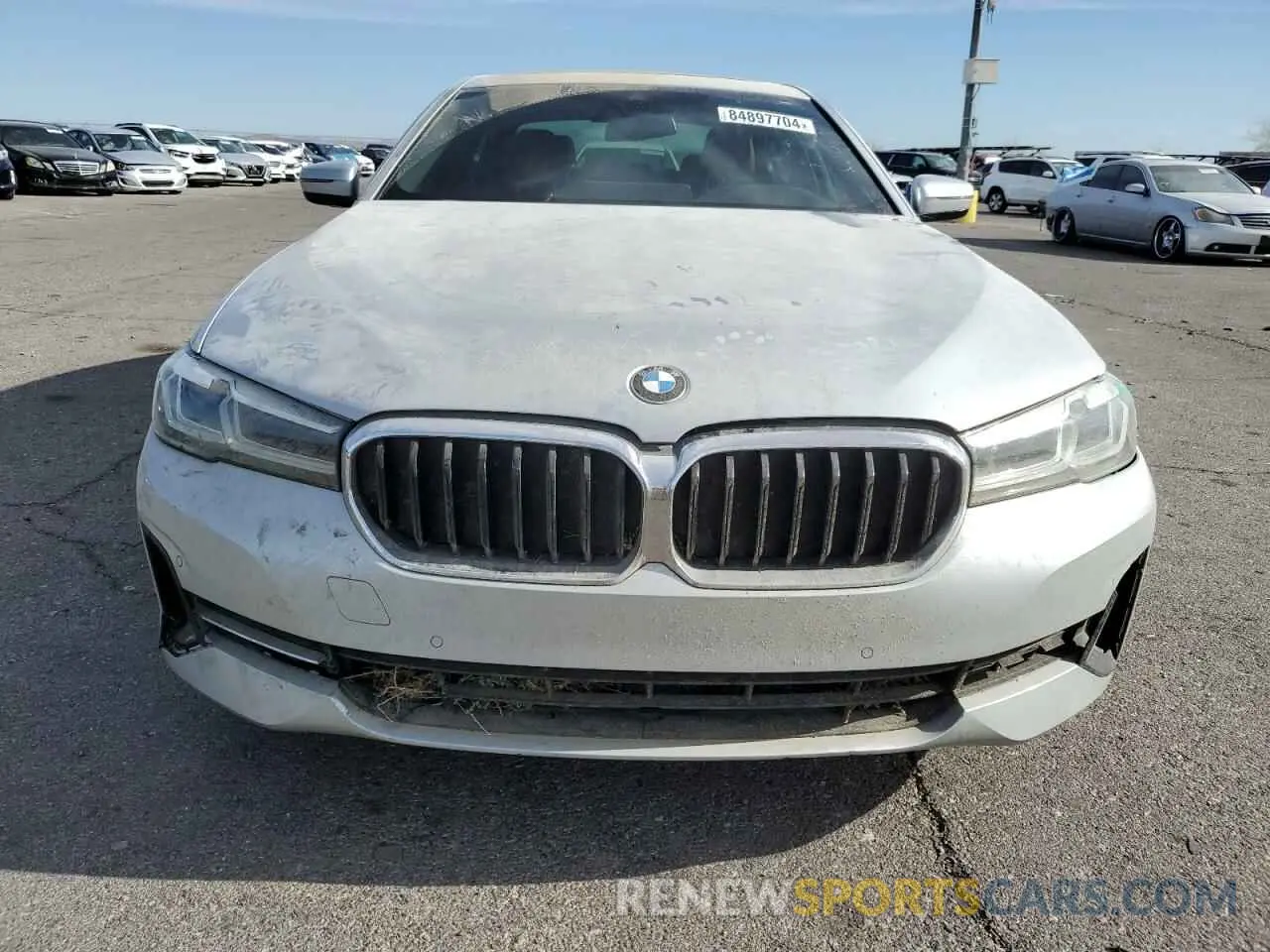 5 Фотография поврежденного автомобиля WBA53BH07MWX17069 BMW 5 SERIES 2021