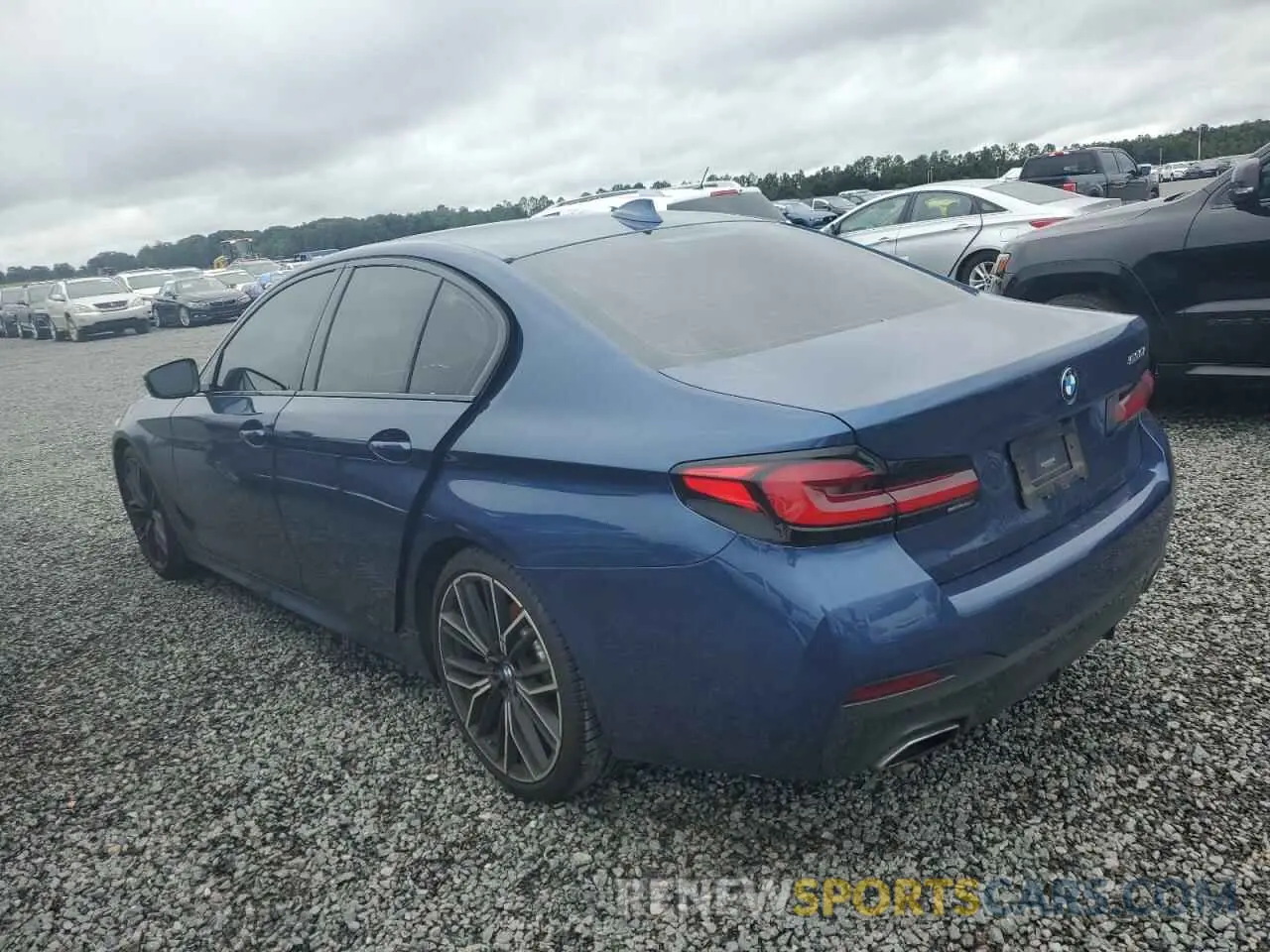 2 Photograph of a damaged car WBA53BH08MCF09772 BMW 5 SERIES 2021