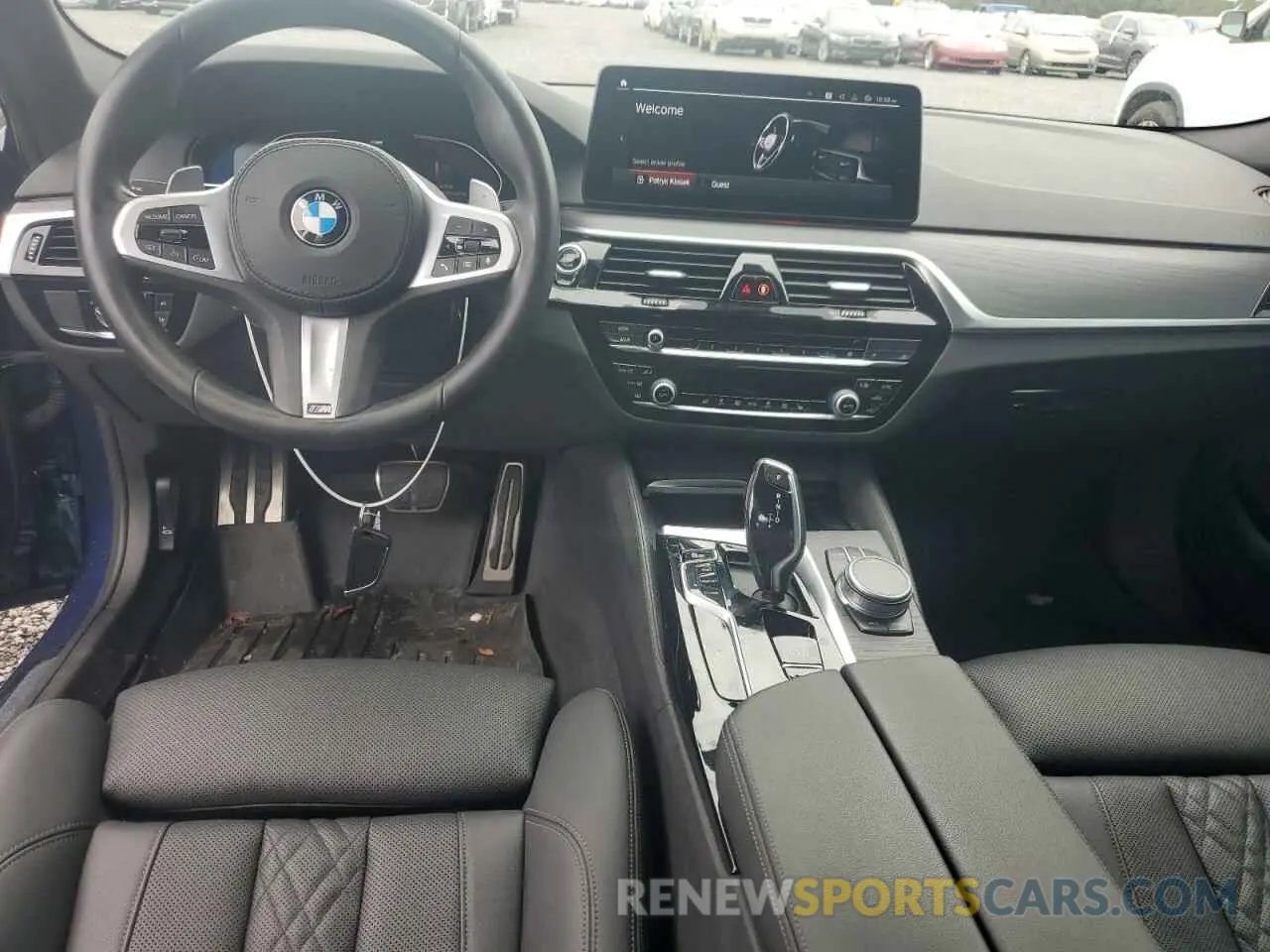 8 Photograph of a damaged car WBA53BH08MCF09772 BMW 5 SERIES 2021