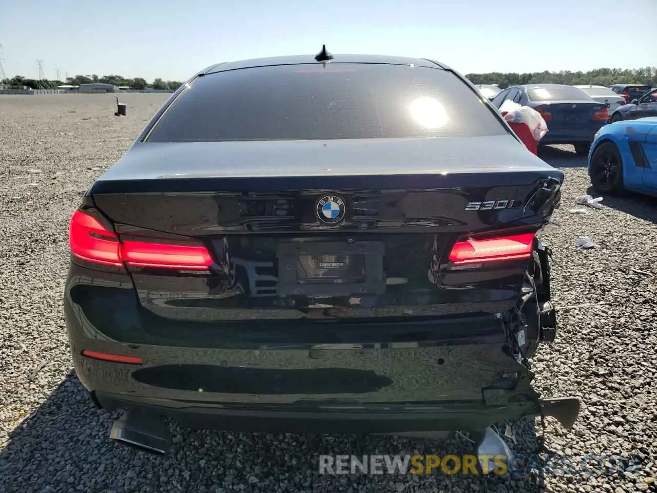 6 Photograph of a damaged car WBA53BH0XMWW98212 BMW 5 SERIES 2021