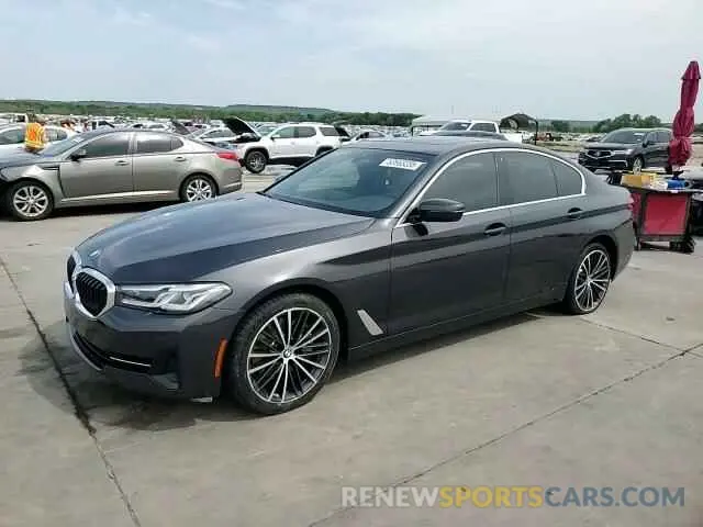 13 Фотография поврежденного автомобиля WBA53BJ05MWX21583 BMW 5 SERIES 2021