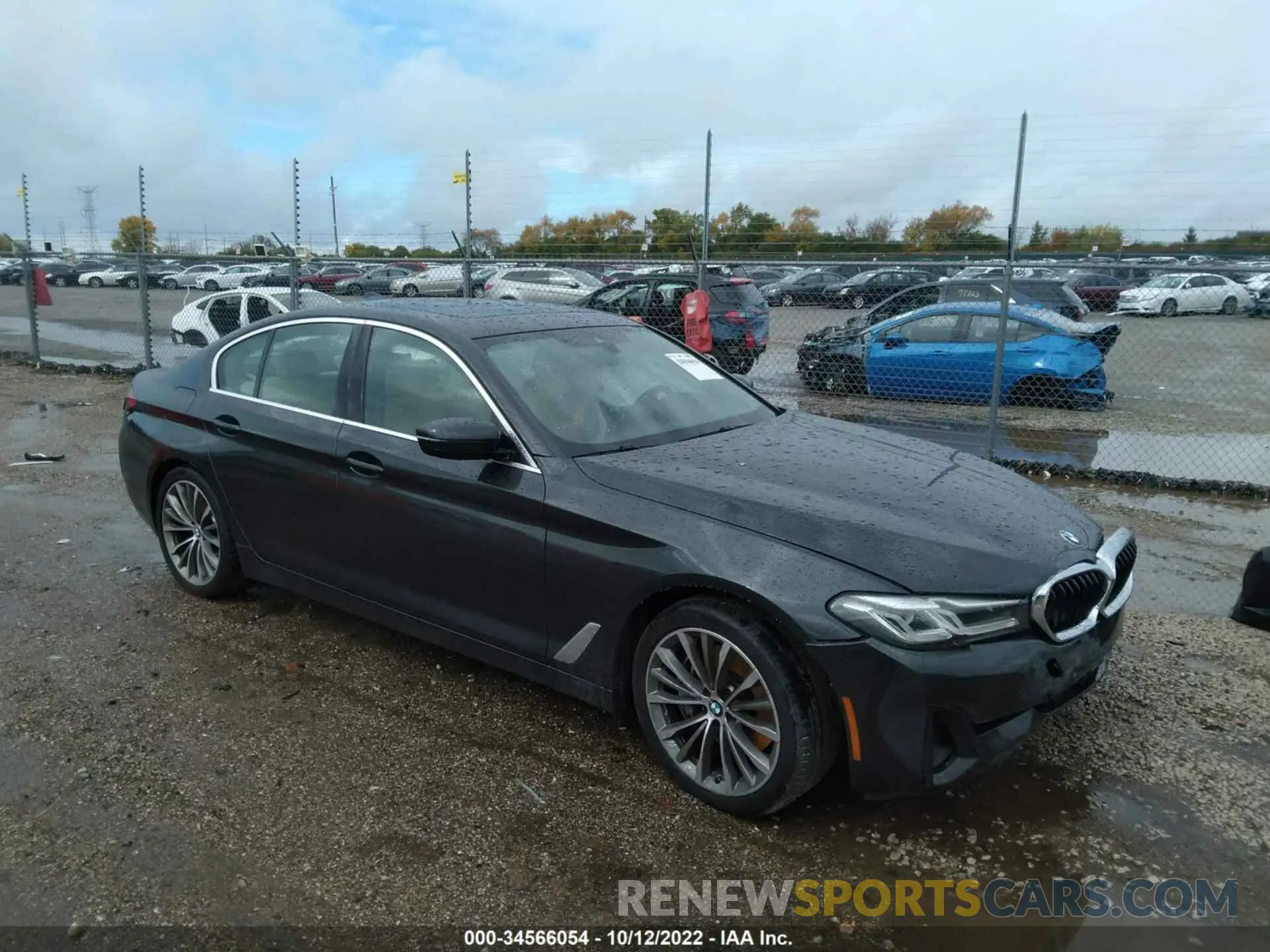 1 Фотография поврежденного автомобиля WBA73BJ01MWX05728 BMW 5 SERIES 2021