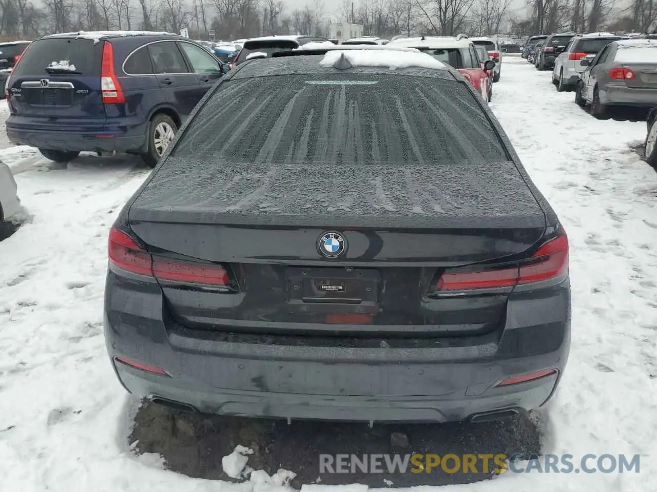 6 Фотография поврежденного автомобиля WBA73BJ05MWX01388 BMW 5 SERIES 2021