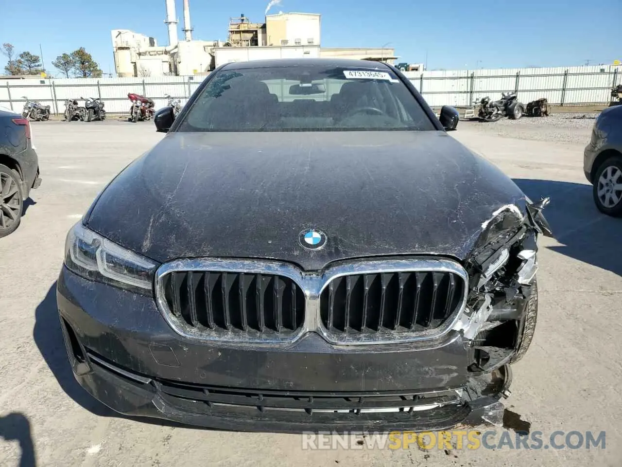 5 Фотография поврежденного автомобиля WBA73BJ07MCF04162 BMW 5 SERIES 2021
