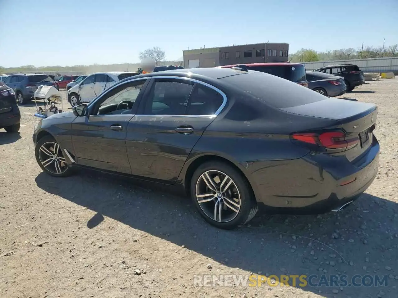 2 Photograph of a damaged car WBA73BJ0XMWW98052 BMW 5 SERIES 2021