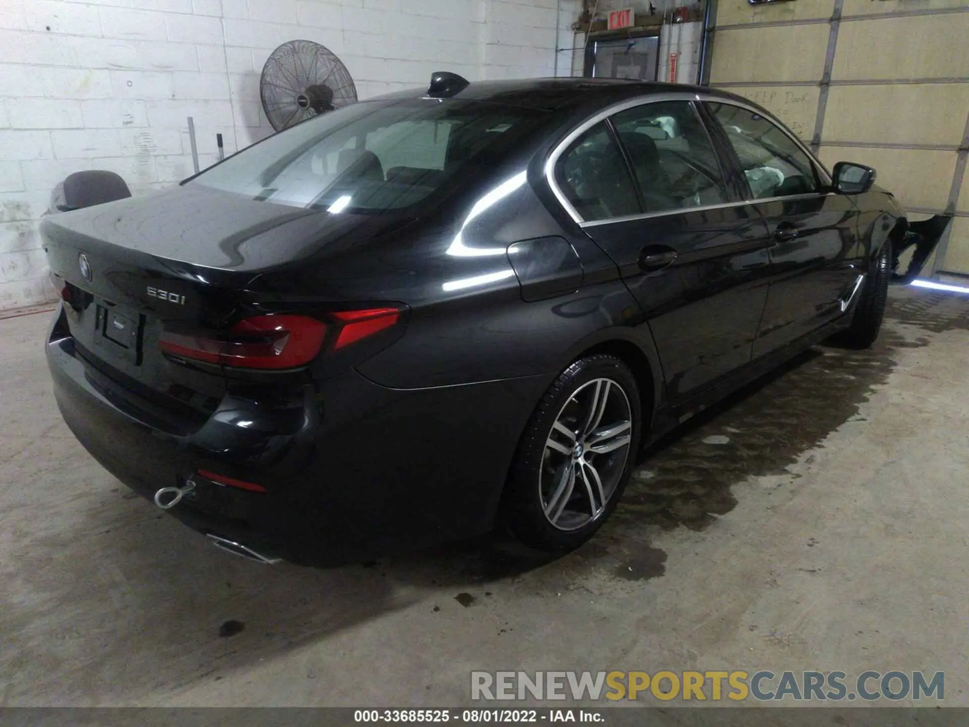 4 Фотография поврежденного автомобиля WBA13BJ01NWX62017 BMW 5 SERIES 2022