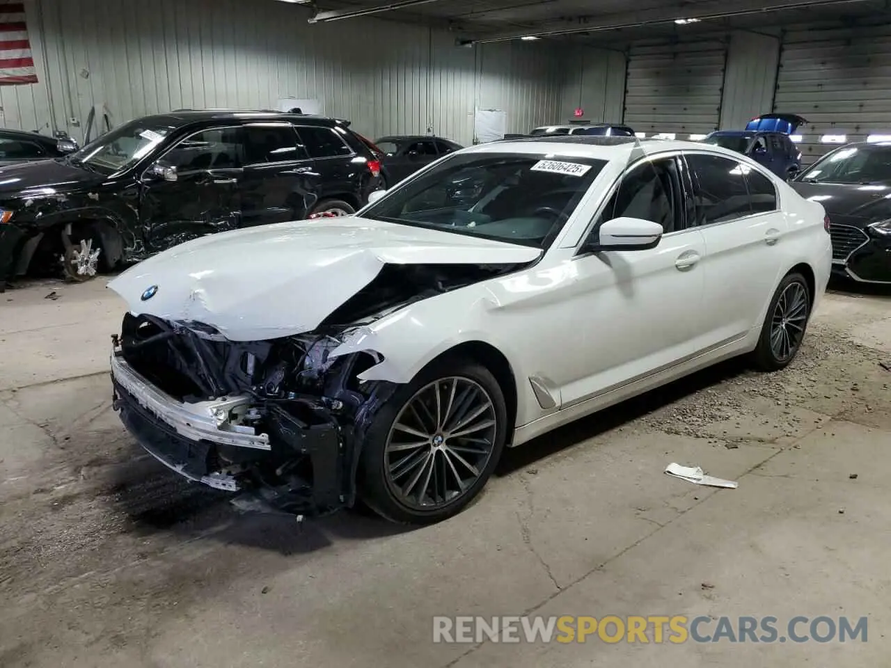 1 Photograph of a damaged car WBA13BJ04NWX53277 BMW 5 SERIES 2022