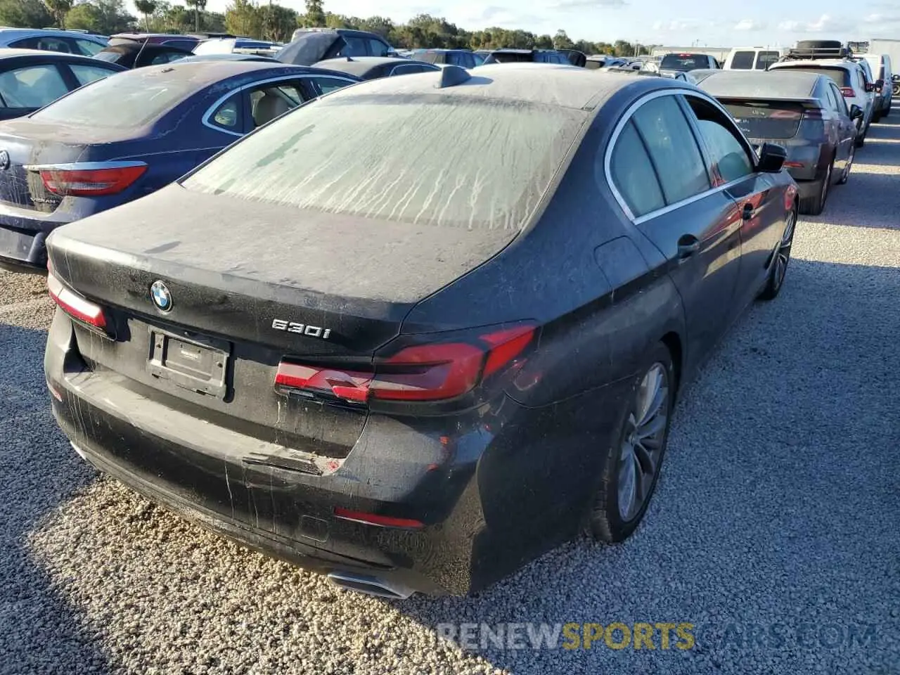 4 Photograph of a damaged car WBA53BH01NWX40073 BMW 5 SERIES 2022