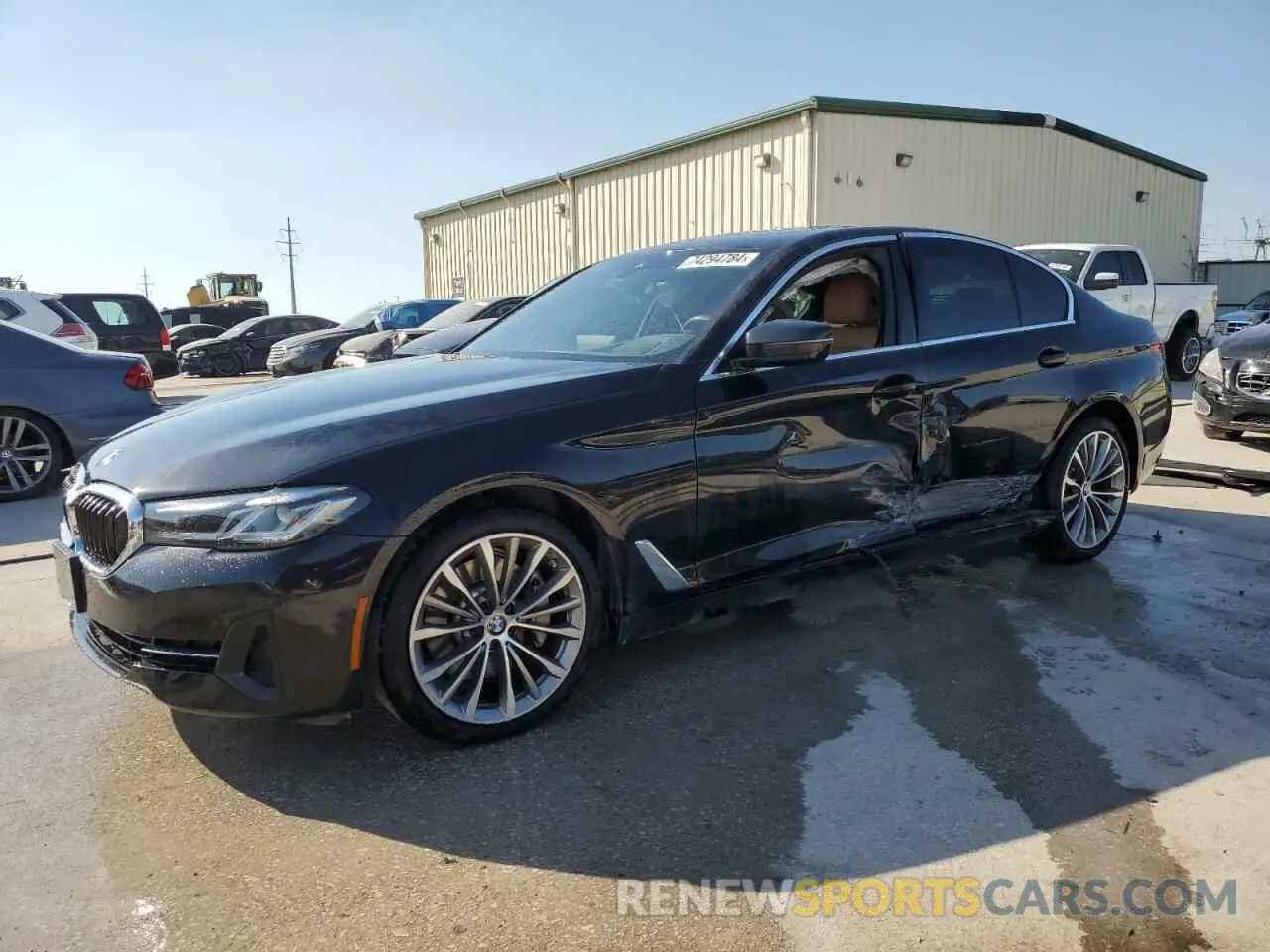 1 Photograph of a damaged car WBA53BH04NWX52685 BMW 5 SERIES 2022