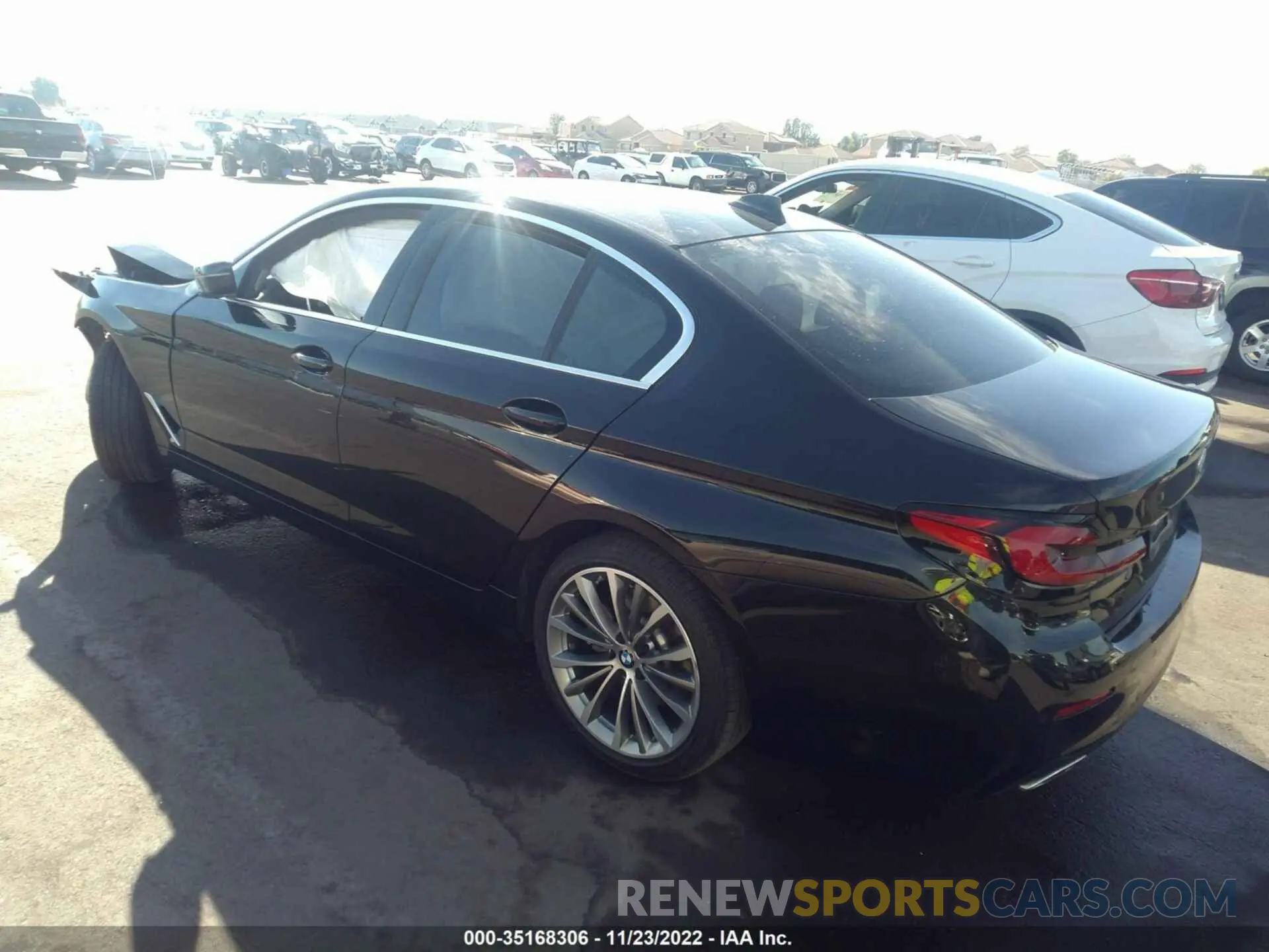 3 Photograph of a damaged car WBA53BH05NWX52999 BMW 5 SERIES 2022