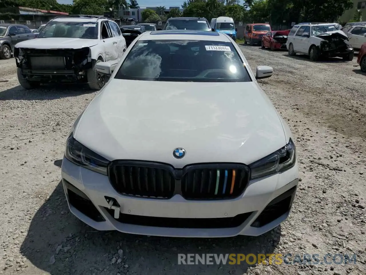 5 Photograph of a damaged car WBA53BH0XNWX68728 BMW 5 SERIES 2022