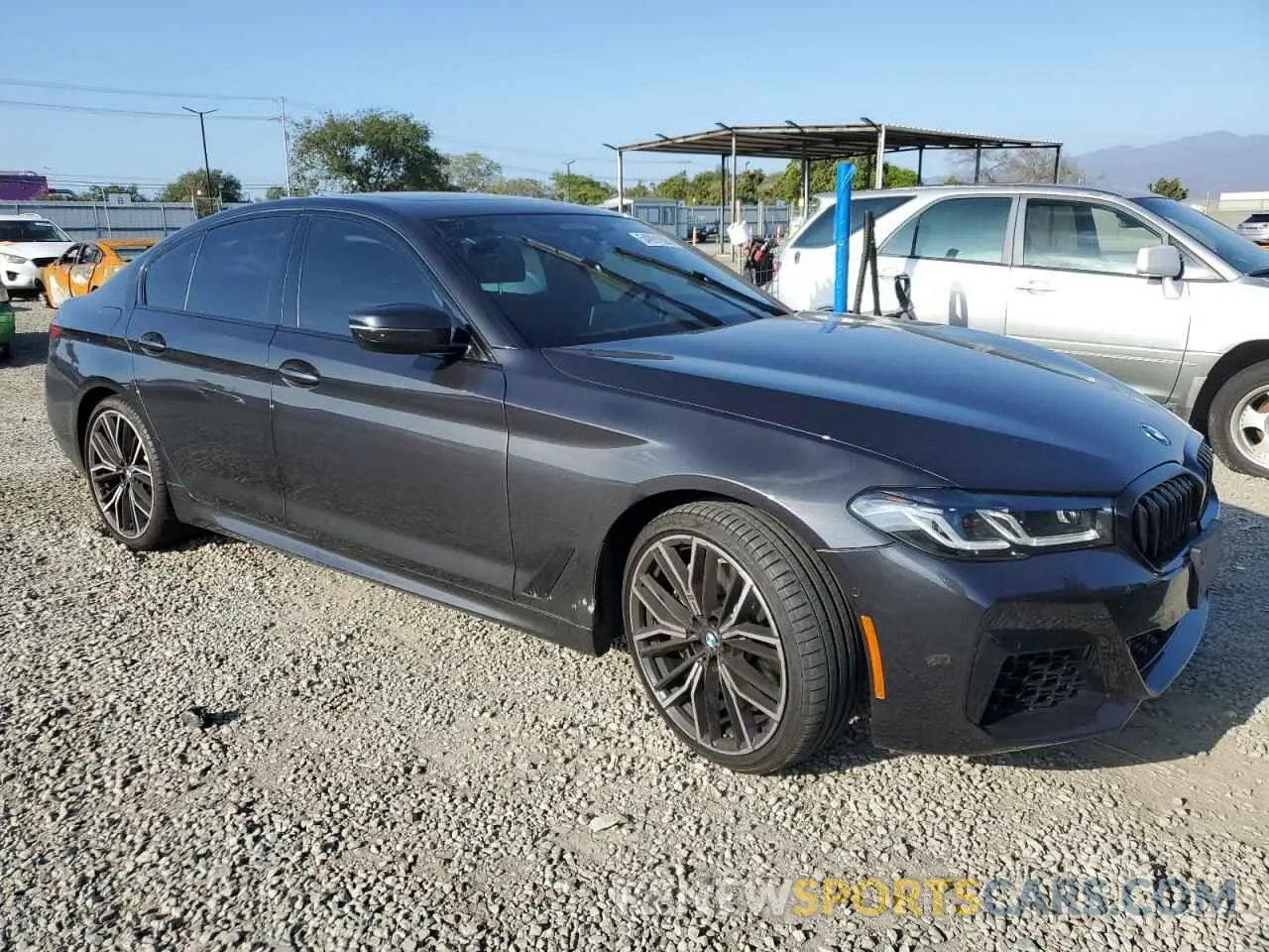 4 Фотография поврежденного автомобиля WBA53BJ01NWX52749 BMW 5 SERIES 2022