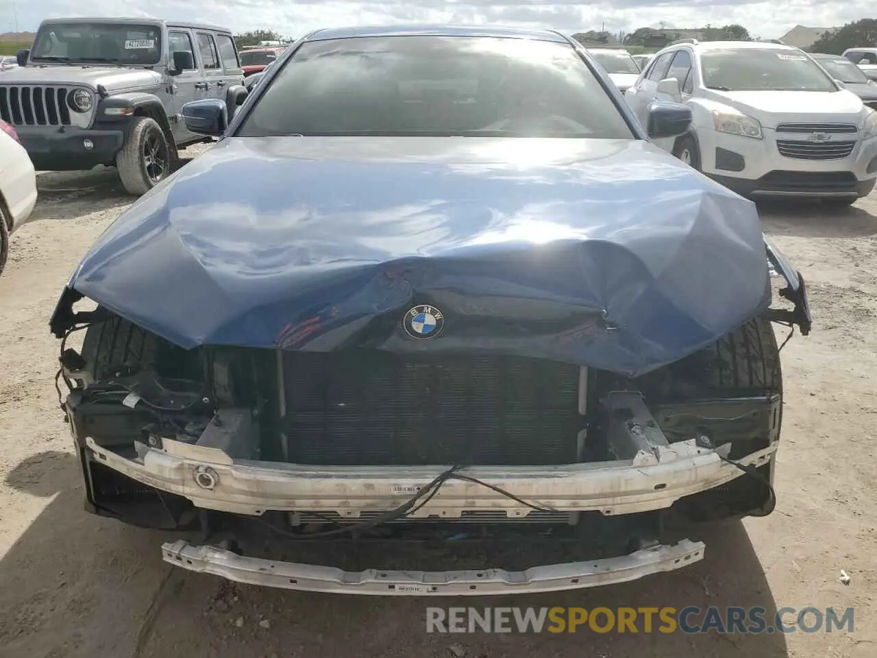 5 Фотография поврежденного автомобиля WBA53BJ04NWX51742 BMW 5 SERIES 2022