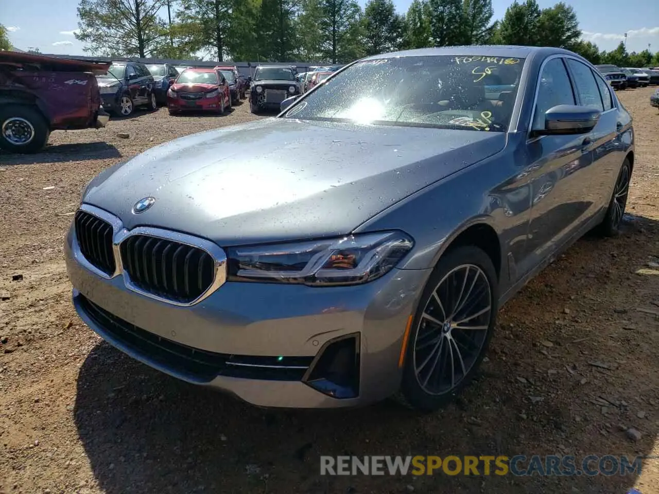 2 Photograph of a damaged car WBA73BJ05NWX57896 BMW 5 SERIES 2022