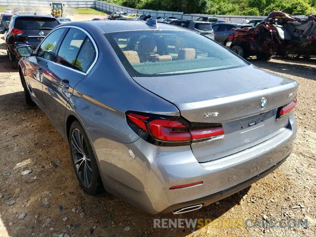 3 Photograph of a damaged car WBA73BJ05NWX57896 BMW 5 SERIES 2022