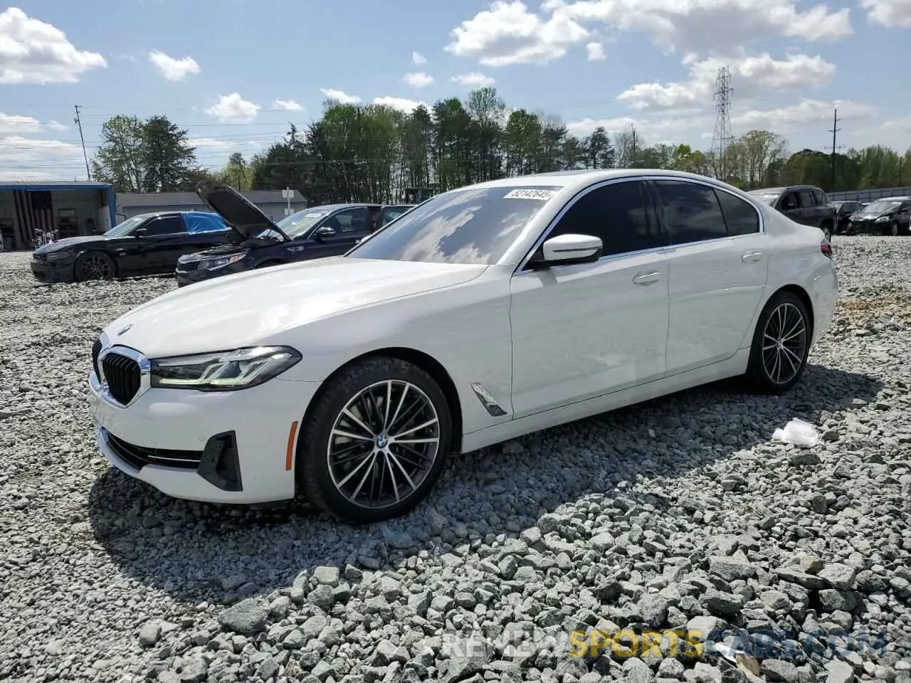 1 Photograph of a damaged car WBA73BJ06NWX59060 BMW 5 SERIES 2022