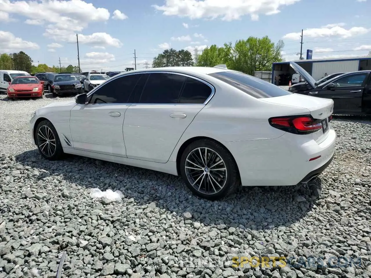 2 Photograph of a damaged car WBA73BJ06NWX59060 BMW 5 SERIES 2022