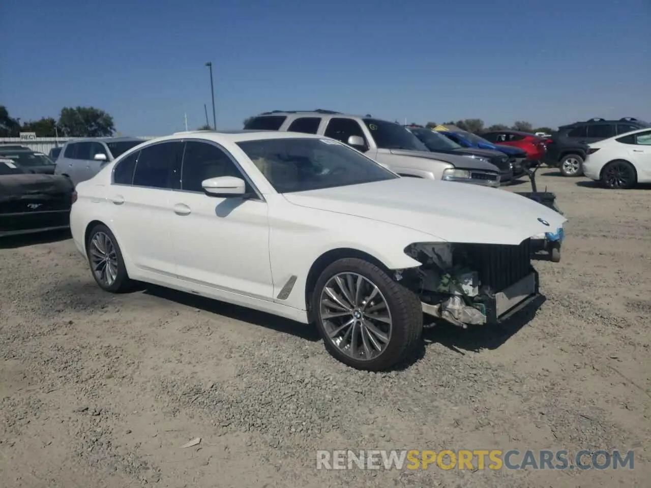 4 Фотография поврежденного автомобиля WBA53BH07PCM86048 BMW 5 SERIES 2023