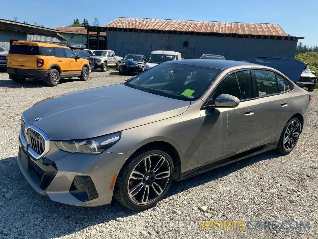 1 Photograph of a damaged car WBA53FJ00RCS35232 BMW 5 SERIES 2024