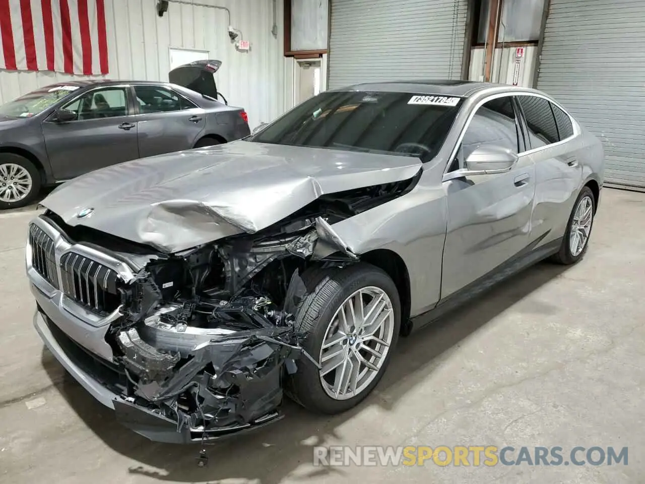 1 Photograph of a damaged car WBA53FJ06RCS08858 BMW 5 SERIES 2024