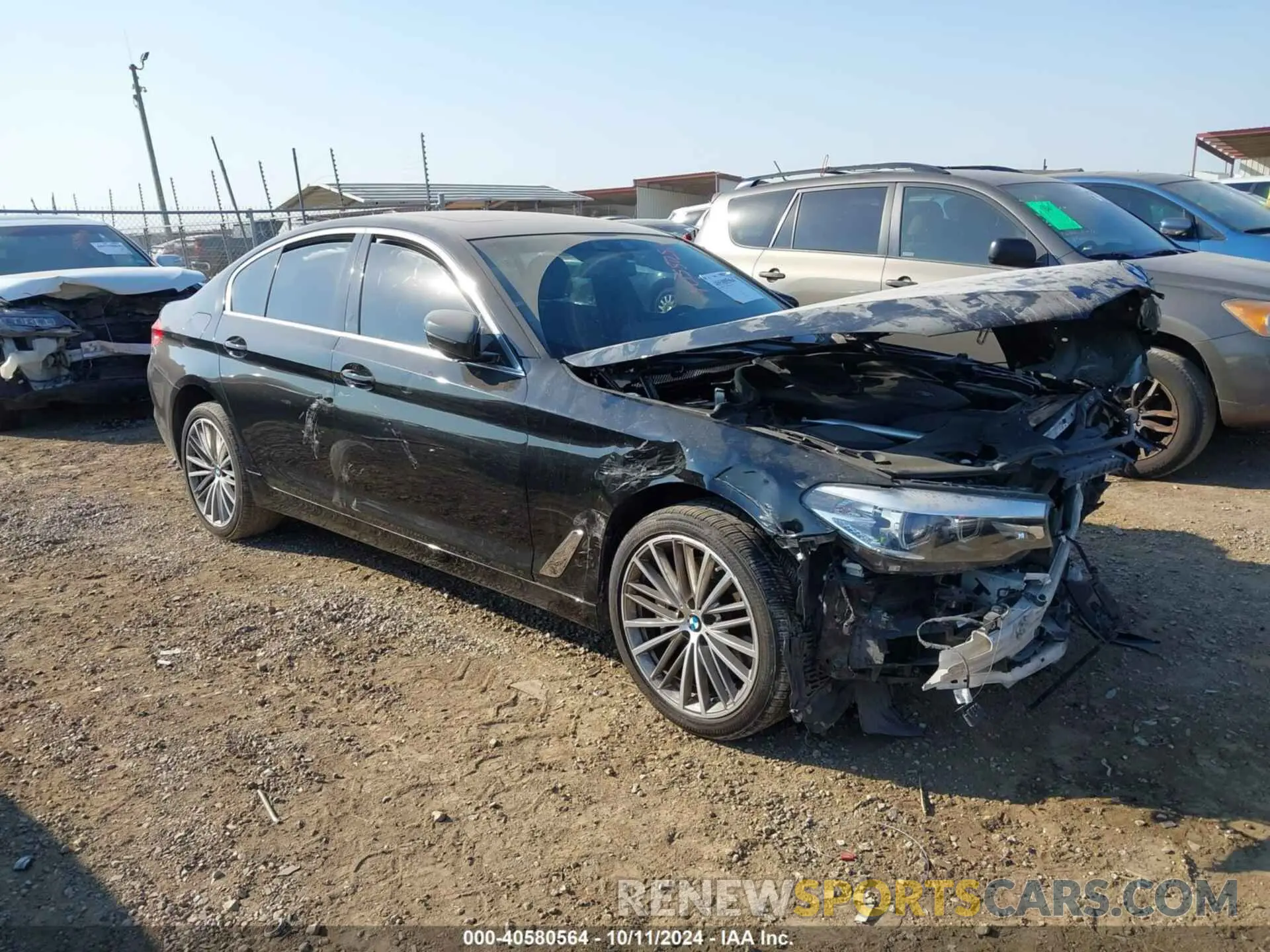 1 Photograph of a damaged car WBAJR7C07LCE12367 BMW 530 2020