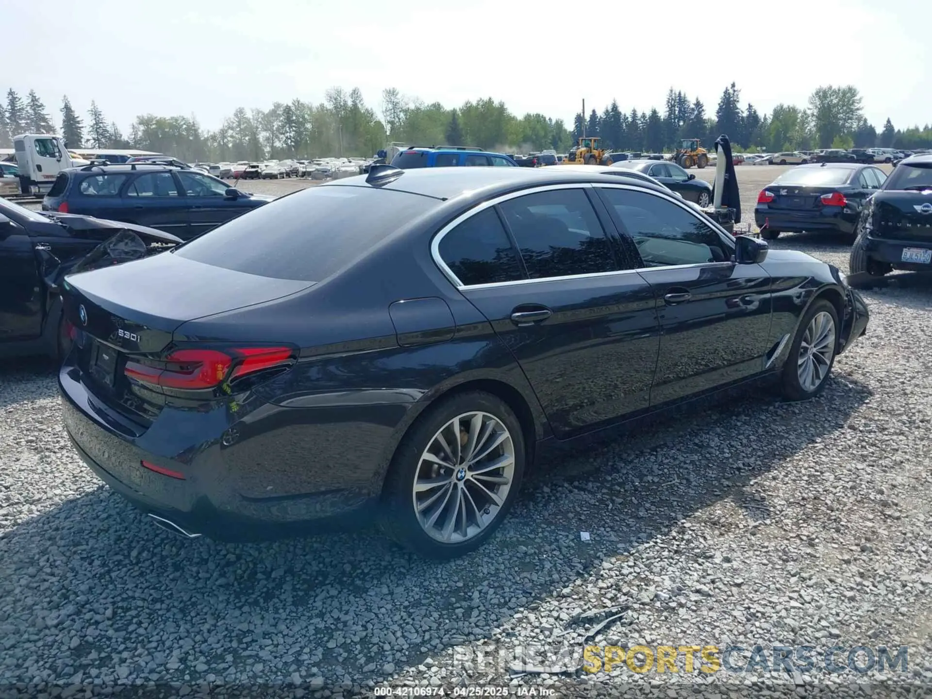 4 Фотография поврежденного автомобиля WBA13BJ09NWX51234 BMW 530 2022