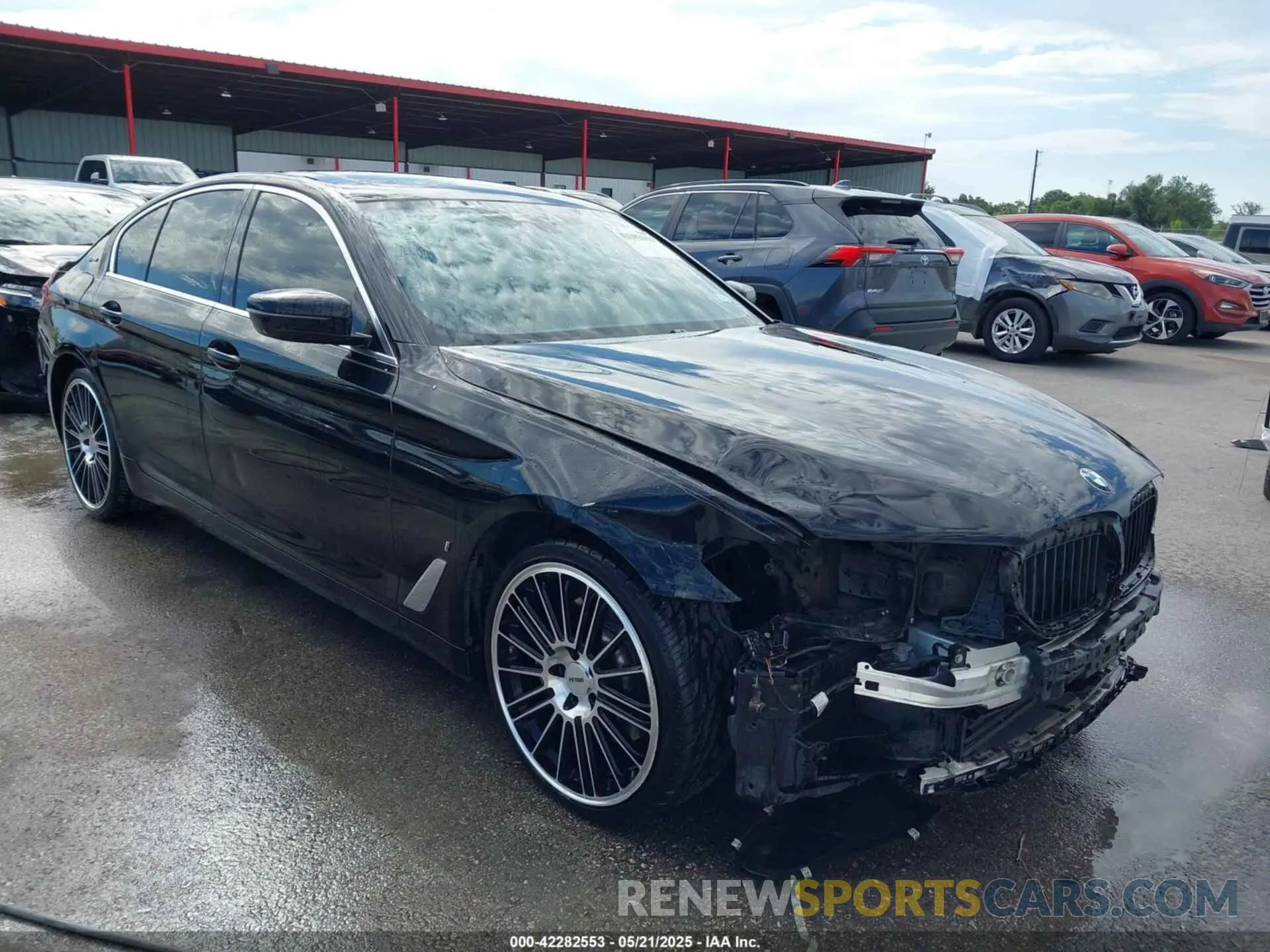 1 Photograph of a damaged car WBAJA9C54KB253646 BMW 530E 2019