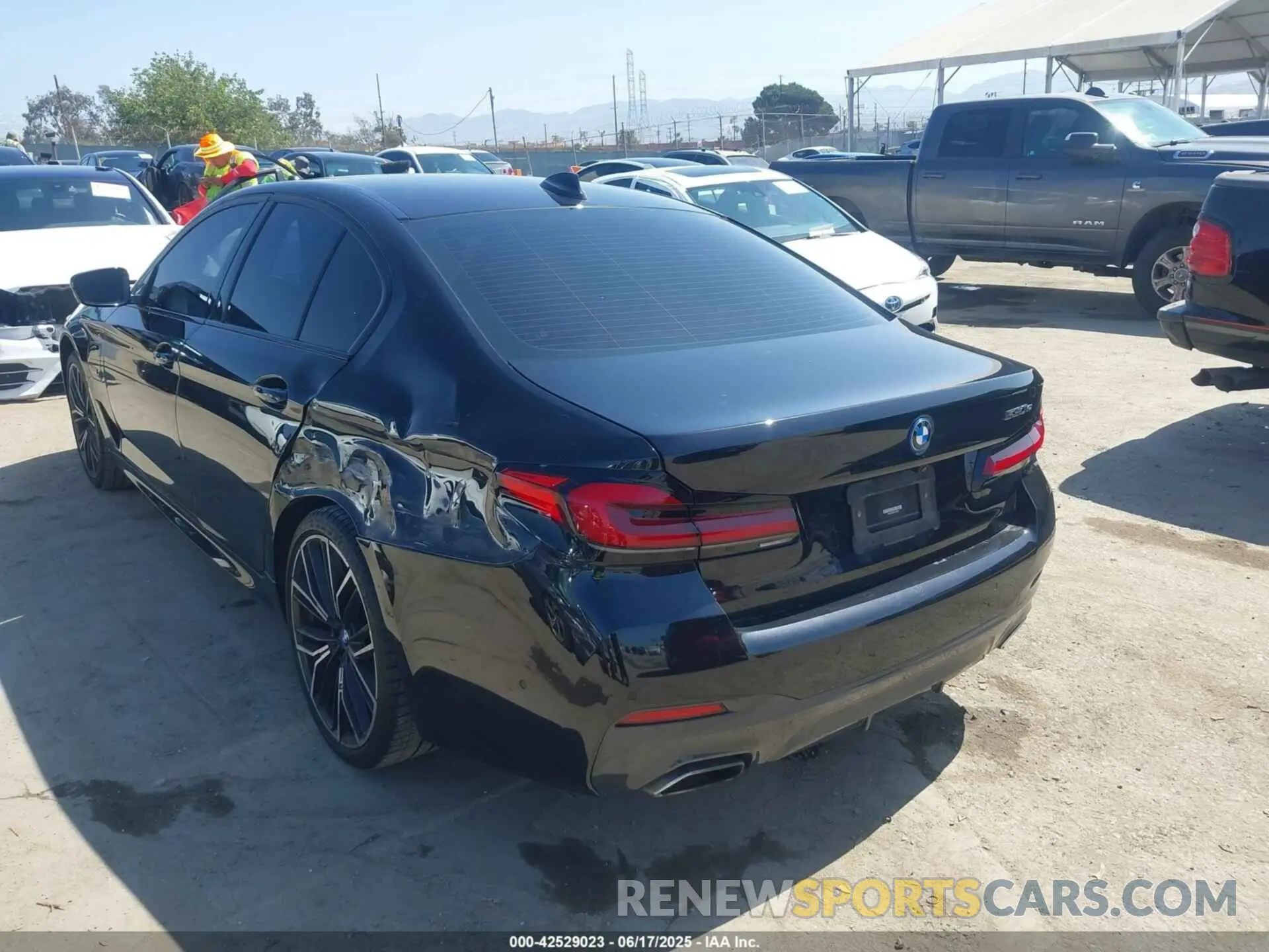 3 Photograph of a damaged car WBA13AG02PCL57323 BMW 530E 2023
