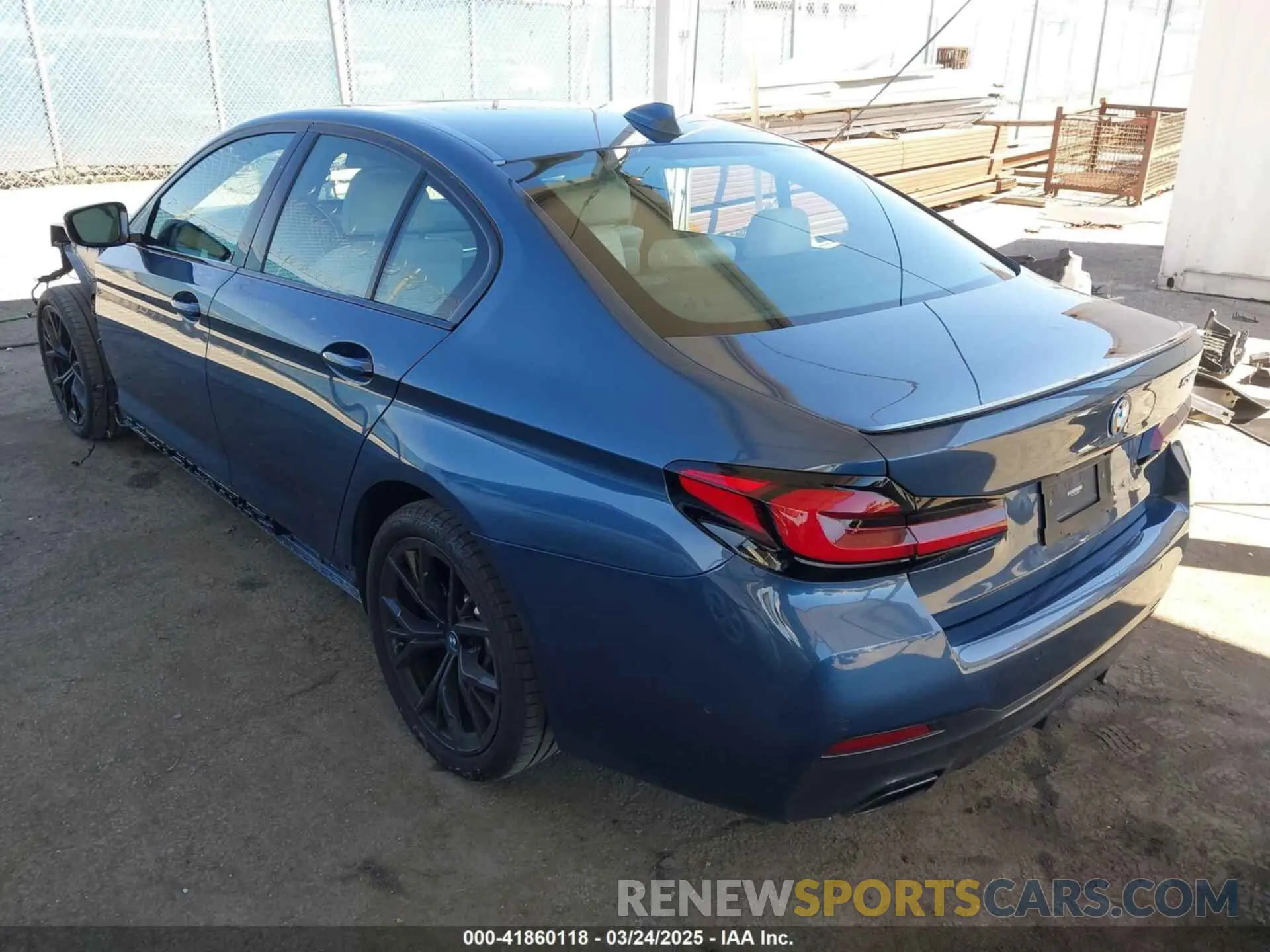 3 Photograph of a damaged car WBA13AG05PCM09852 BMW 530E 2023