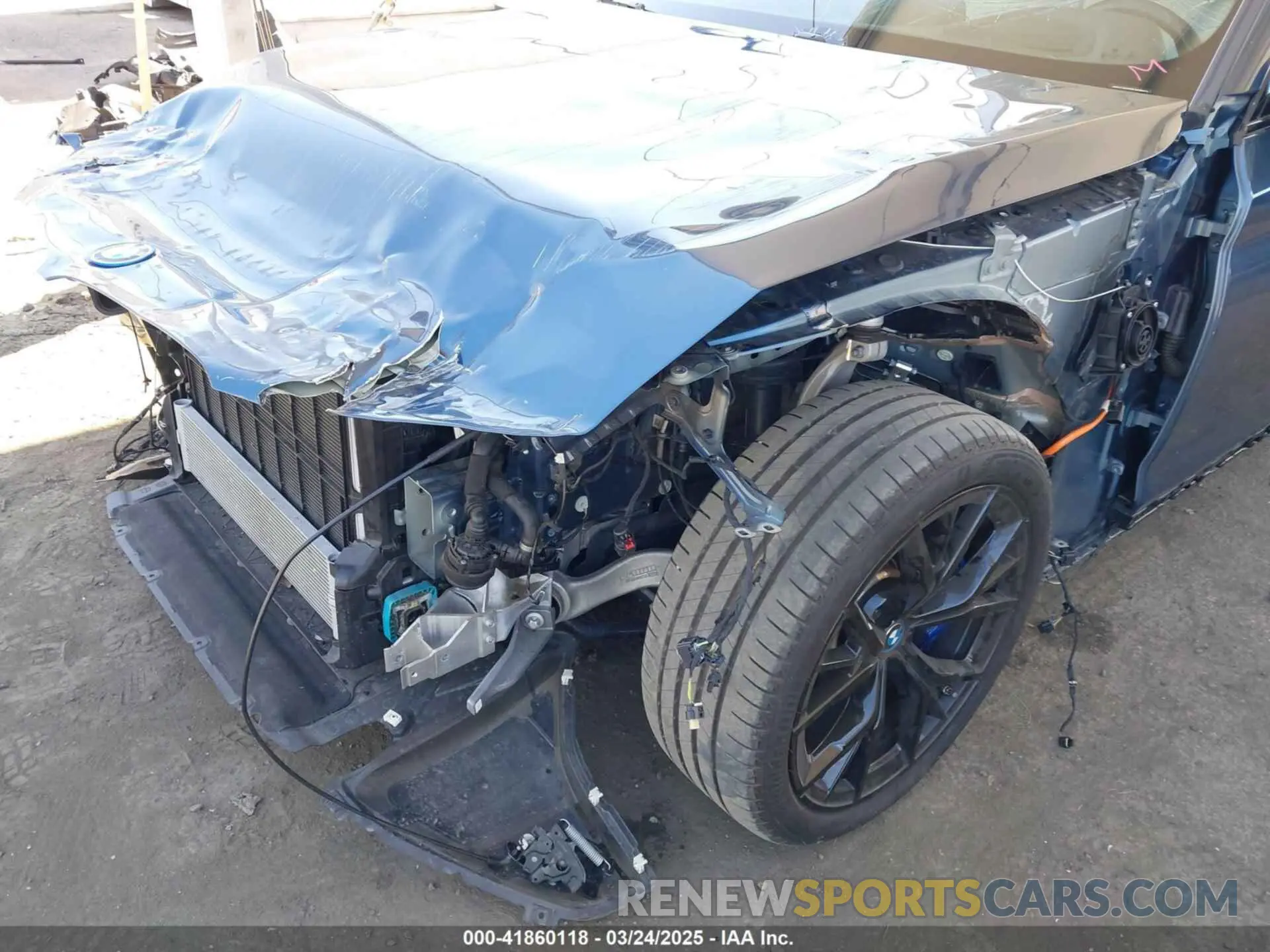 6 Photograph of a damaged car WBA13AG05PCM09852 BMW 530E 2023
