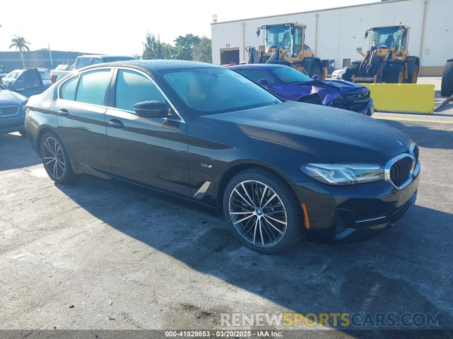 1 Photograph of a damaged car WBA33AG07PCN60636 BMW 530E 2023