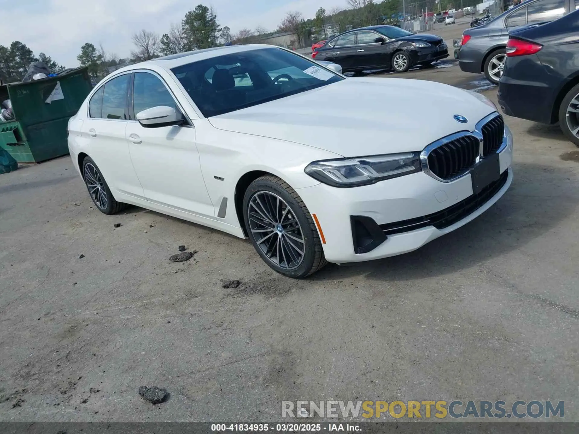 1 Photograph of a damaged car WBA33AG07PCN61771 BMW 530E 2023