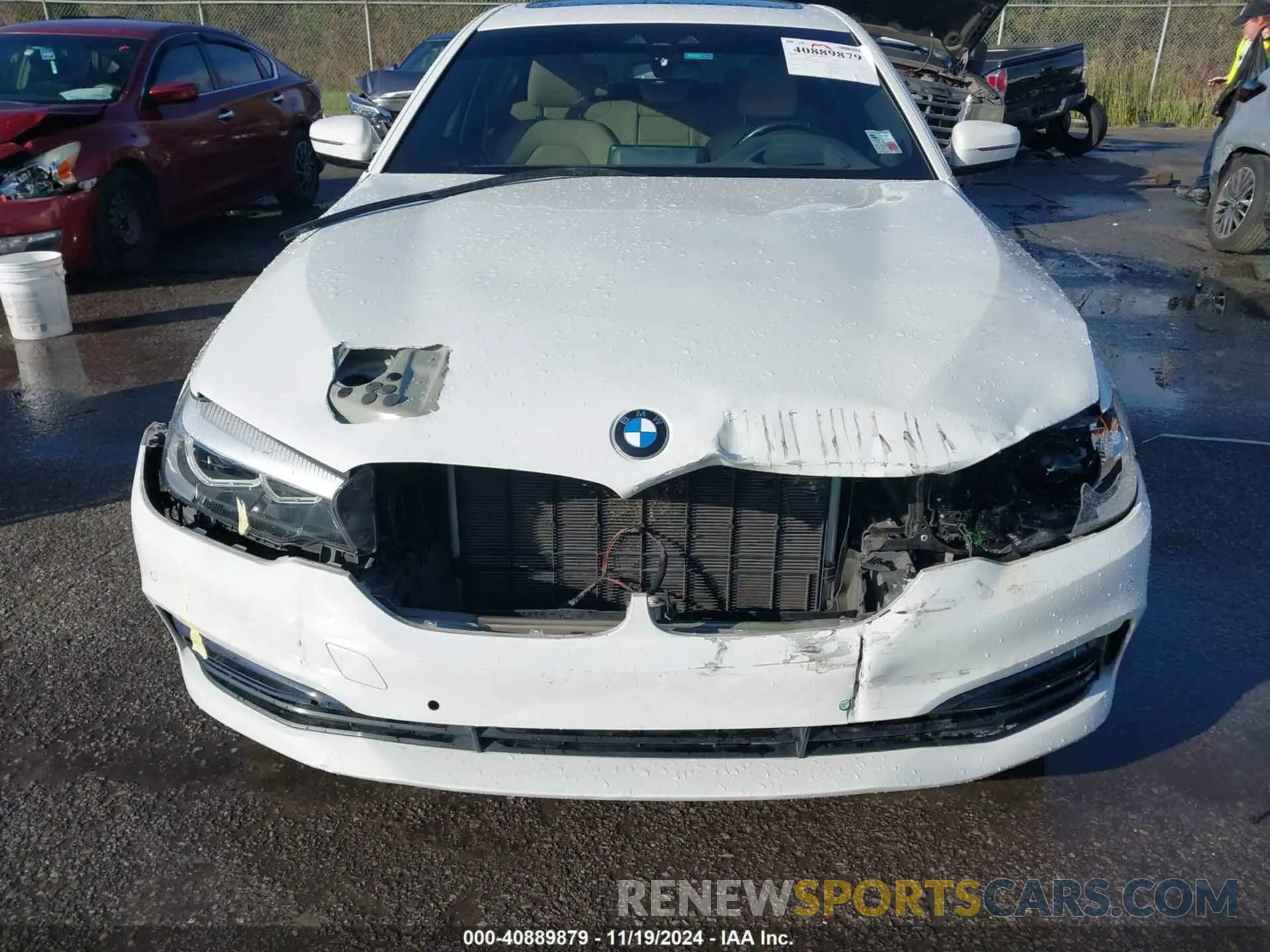 6 Photograph of a damaged car WBAJA5C54KWW38397 BMW 530I 2019