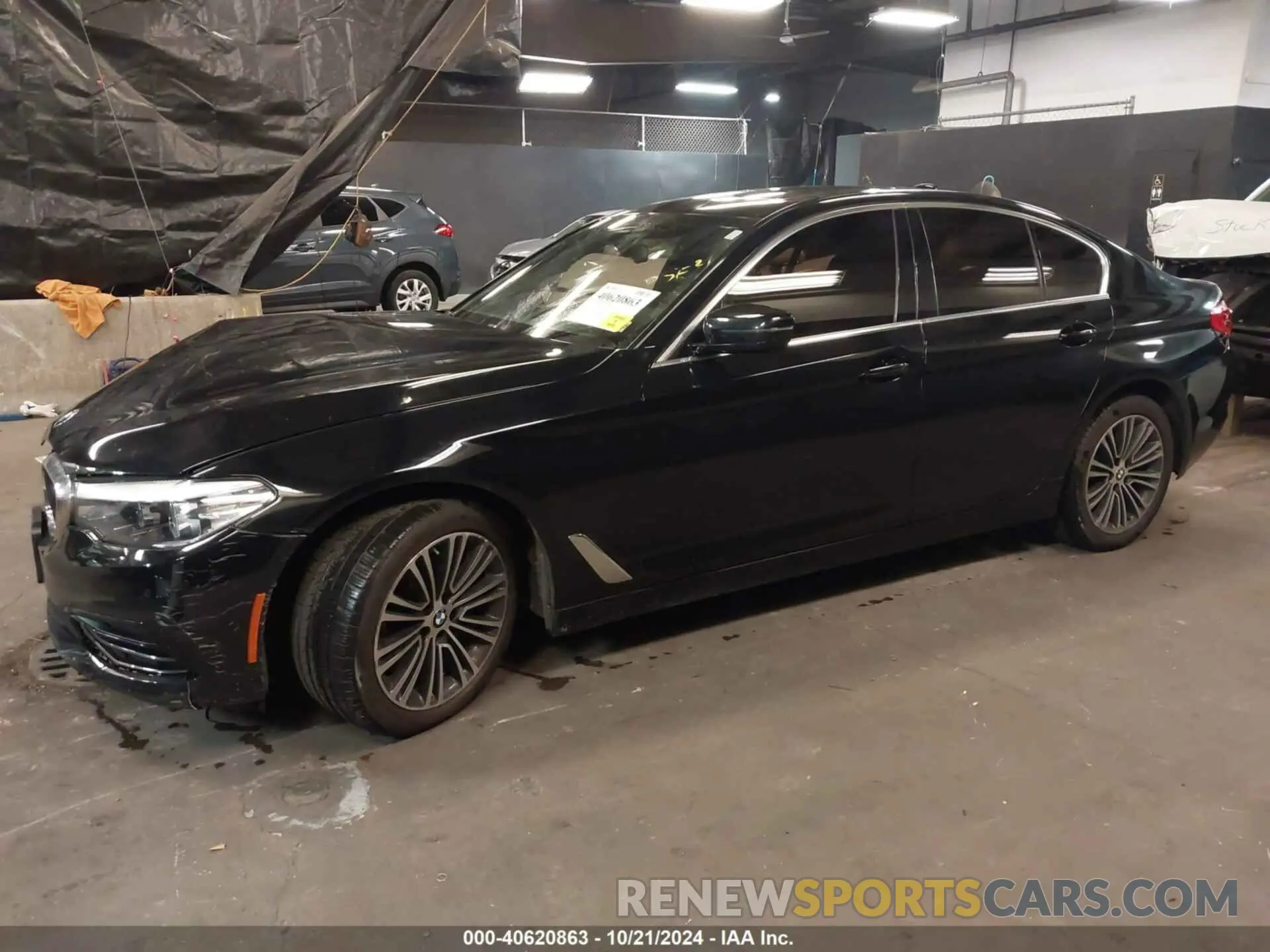 2 Фотография поврежденного автомобиля WBAJA7C53KG912503 BMW 530I 2019